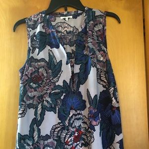 Maurices Floral V Neck Tank Top